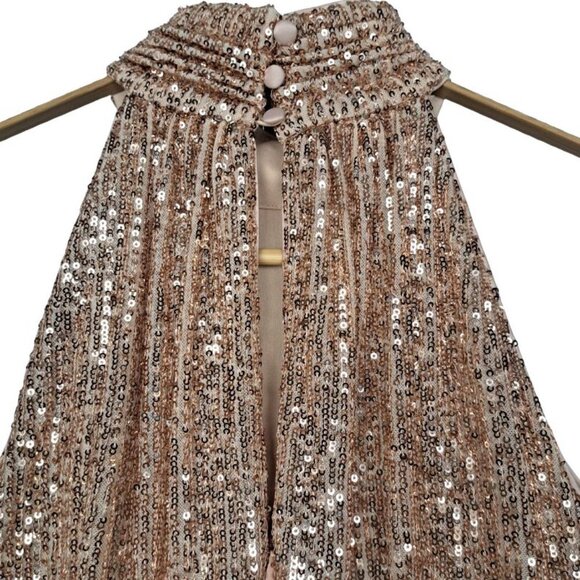 Eliza J Mock-Neck Sequined Bodycon Dress - Picture 5 of 12